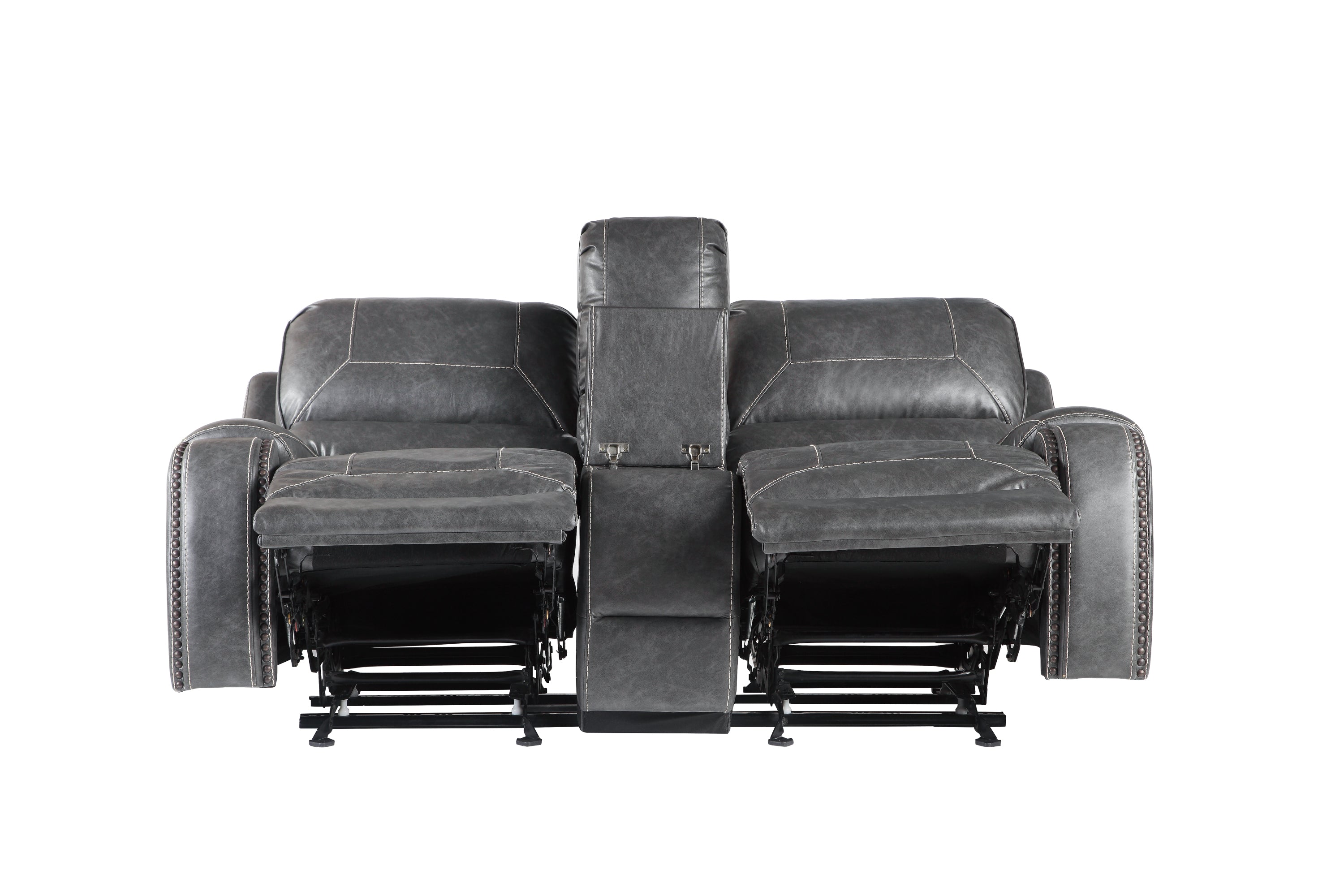 Manual Reclining Glider Loveseat