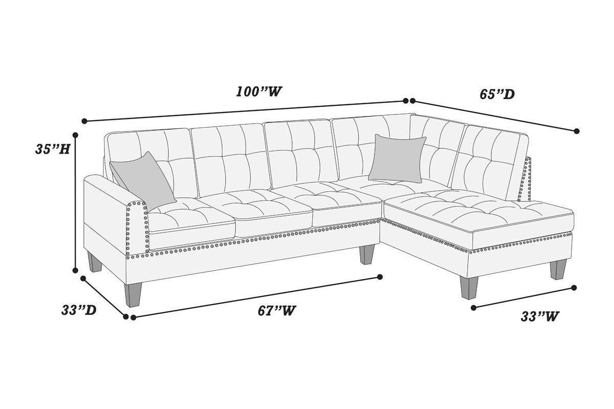 2-PCS SECTIONAL SET