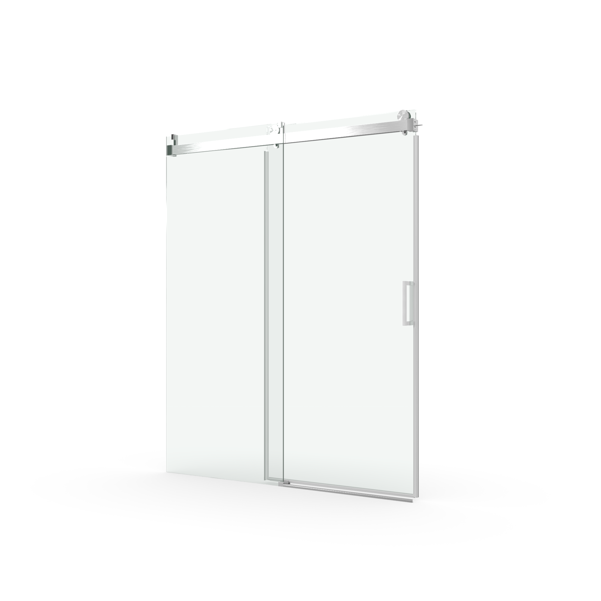 68 to 72 in. W x 76 in. H Sliding Frameless Soft-Close Shower Door with Premium 3/8 Inch