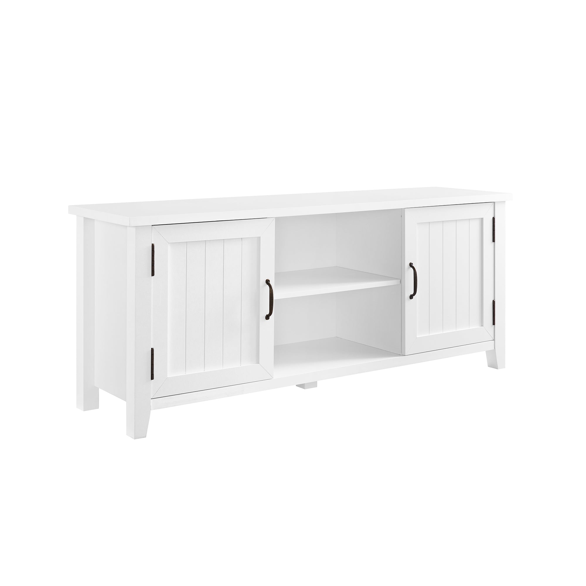 Classic Grooved-Door TV Stand for TVs up to 65"