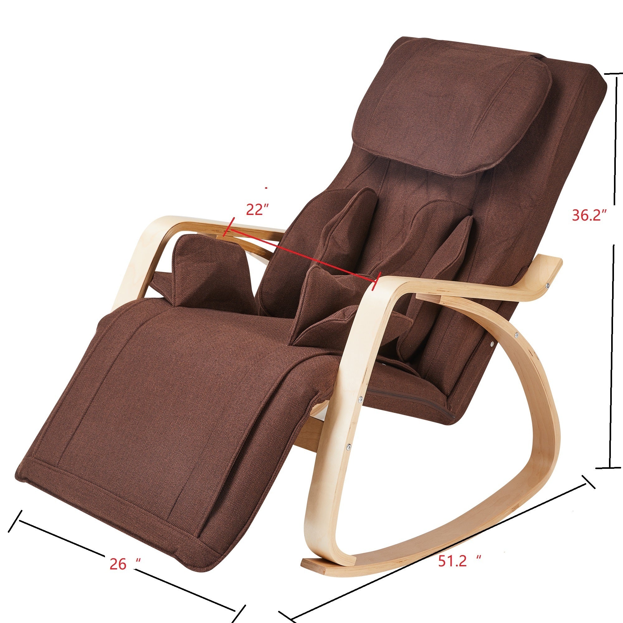 Full massage function-Air pressure-Comfortable Relax Rocking Chair