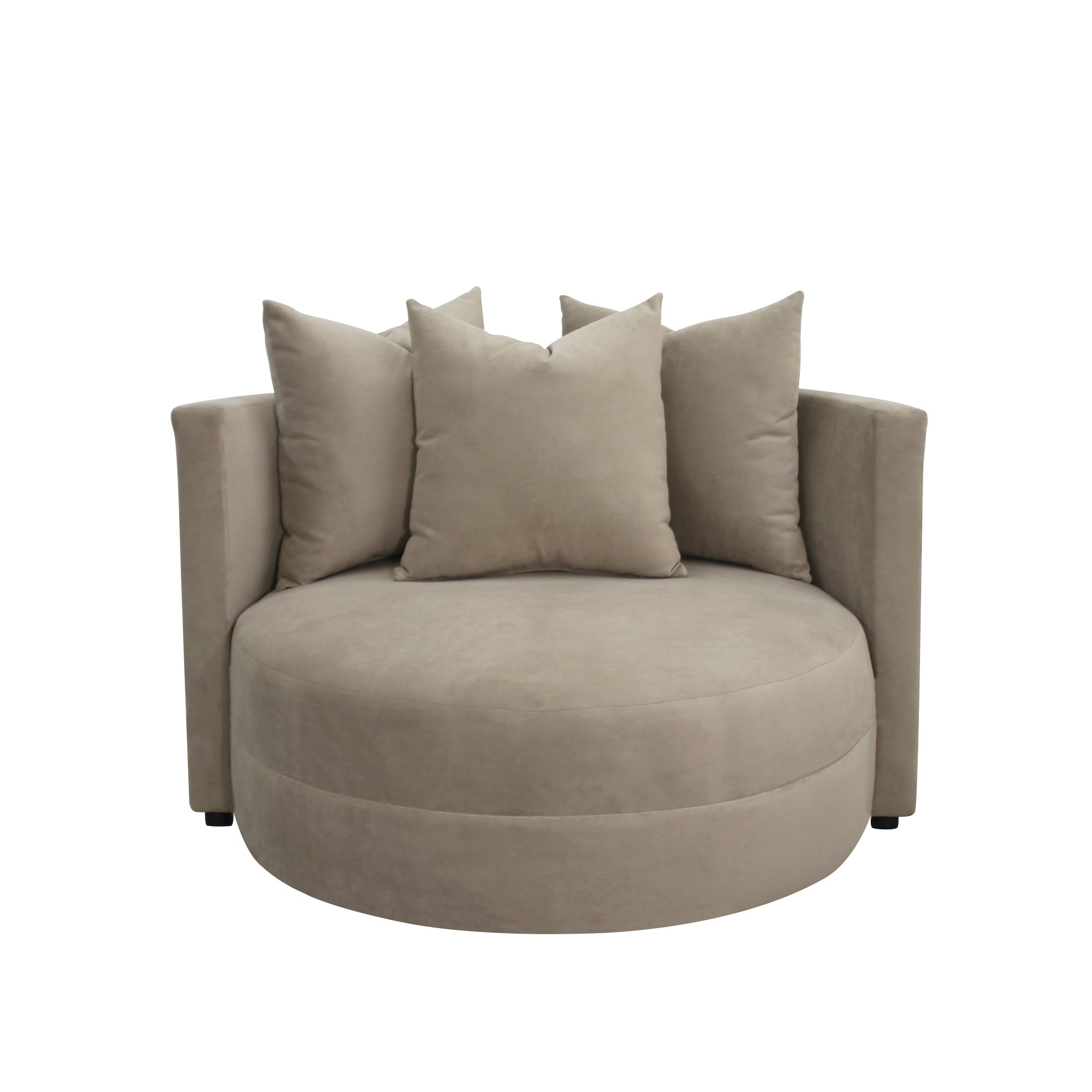 Round Seating Upholstered Living Room Chair