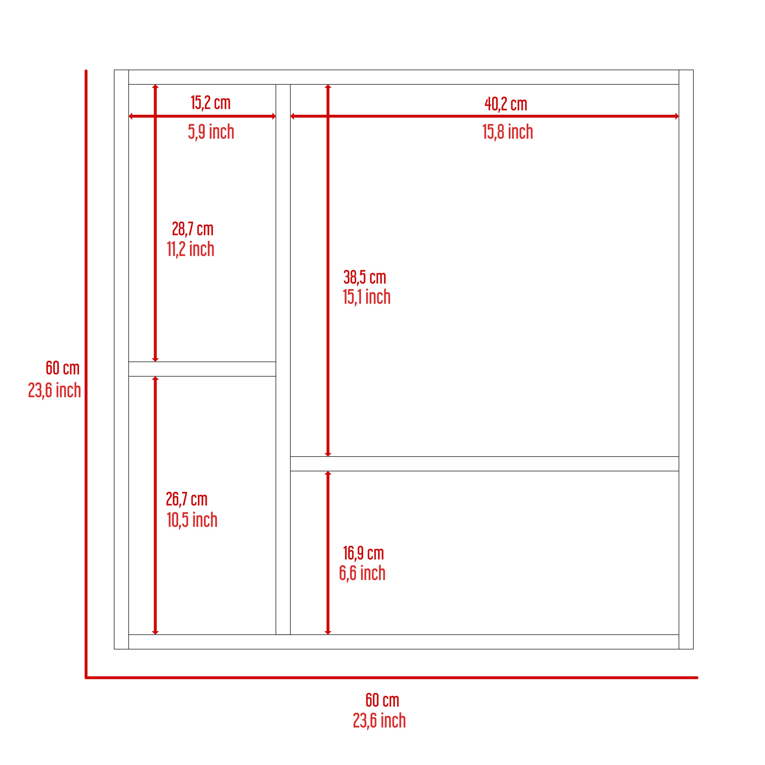 4-Shelf Bathroom Medicine Cabinet with Mirror