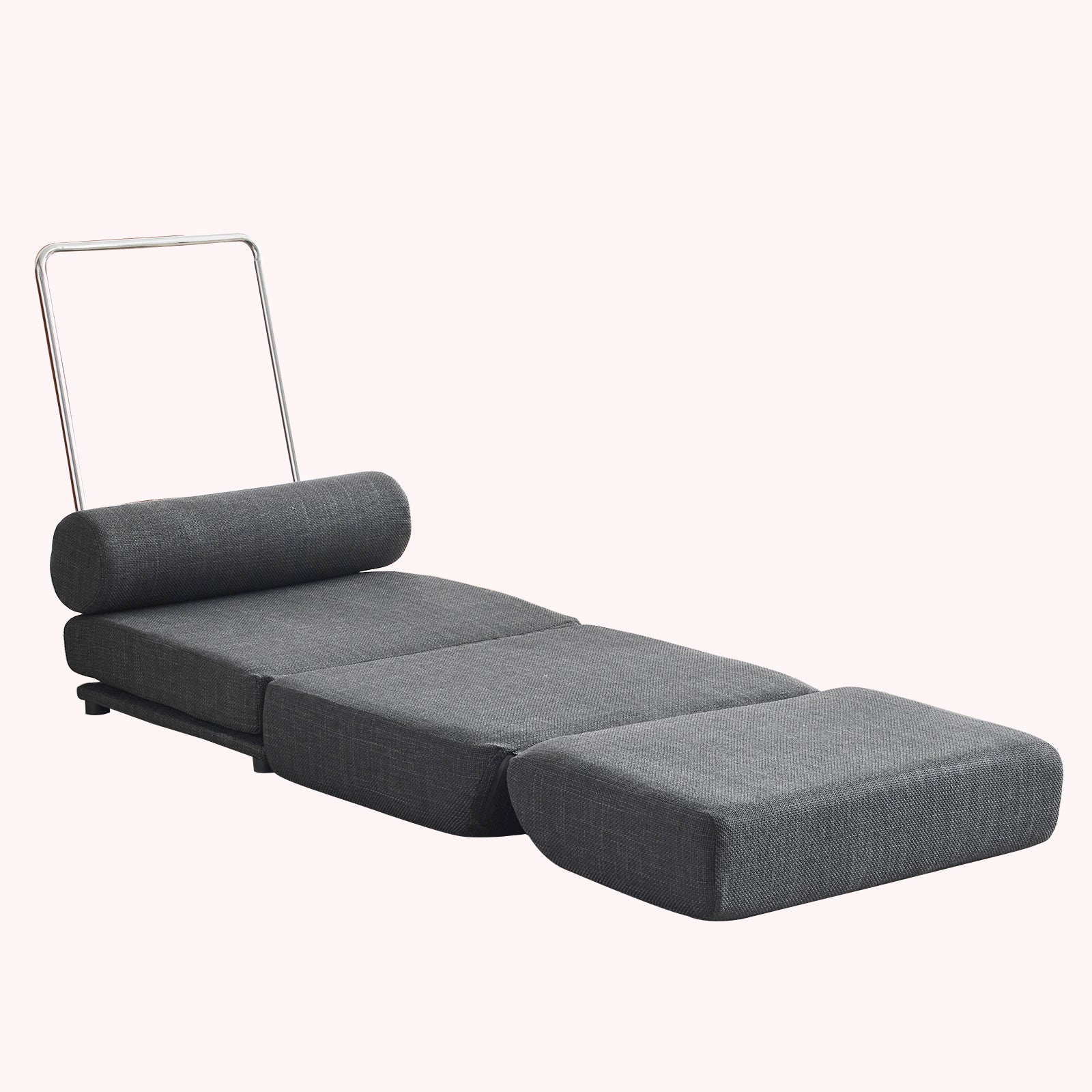 Single Sofa Chair Foldable Single Sofa Bed with Pillow