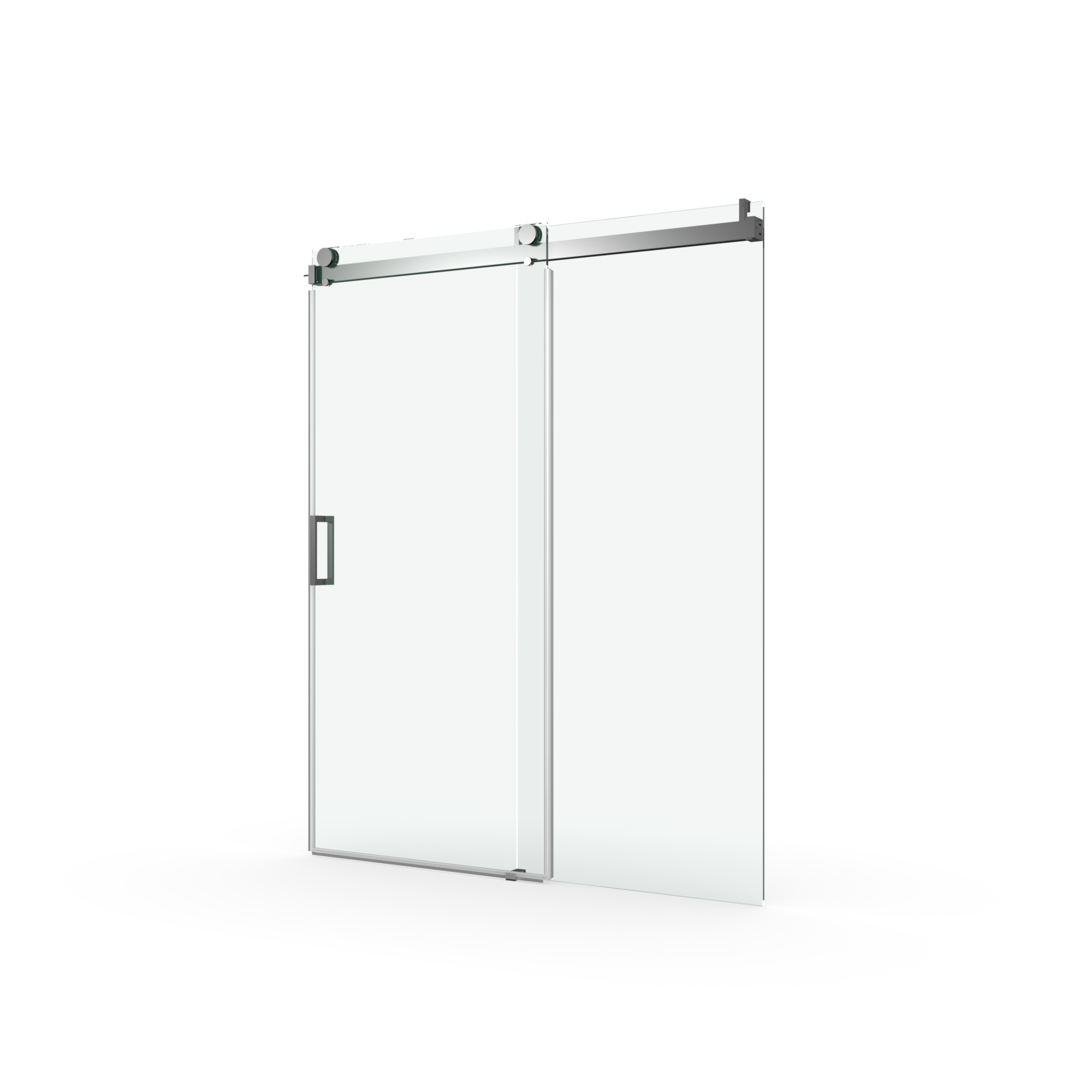 56 to 60 in. W x 76 in. H Sliding Frameless Soft-Close Shower Door with Premium 3/8 Inch