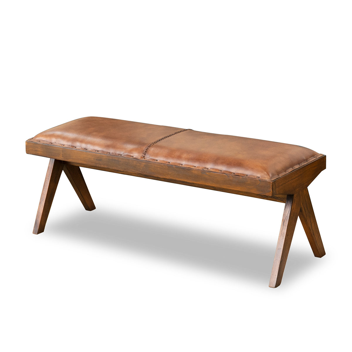 Chad Leather Bench