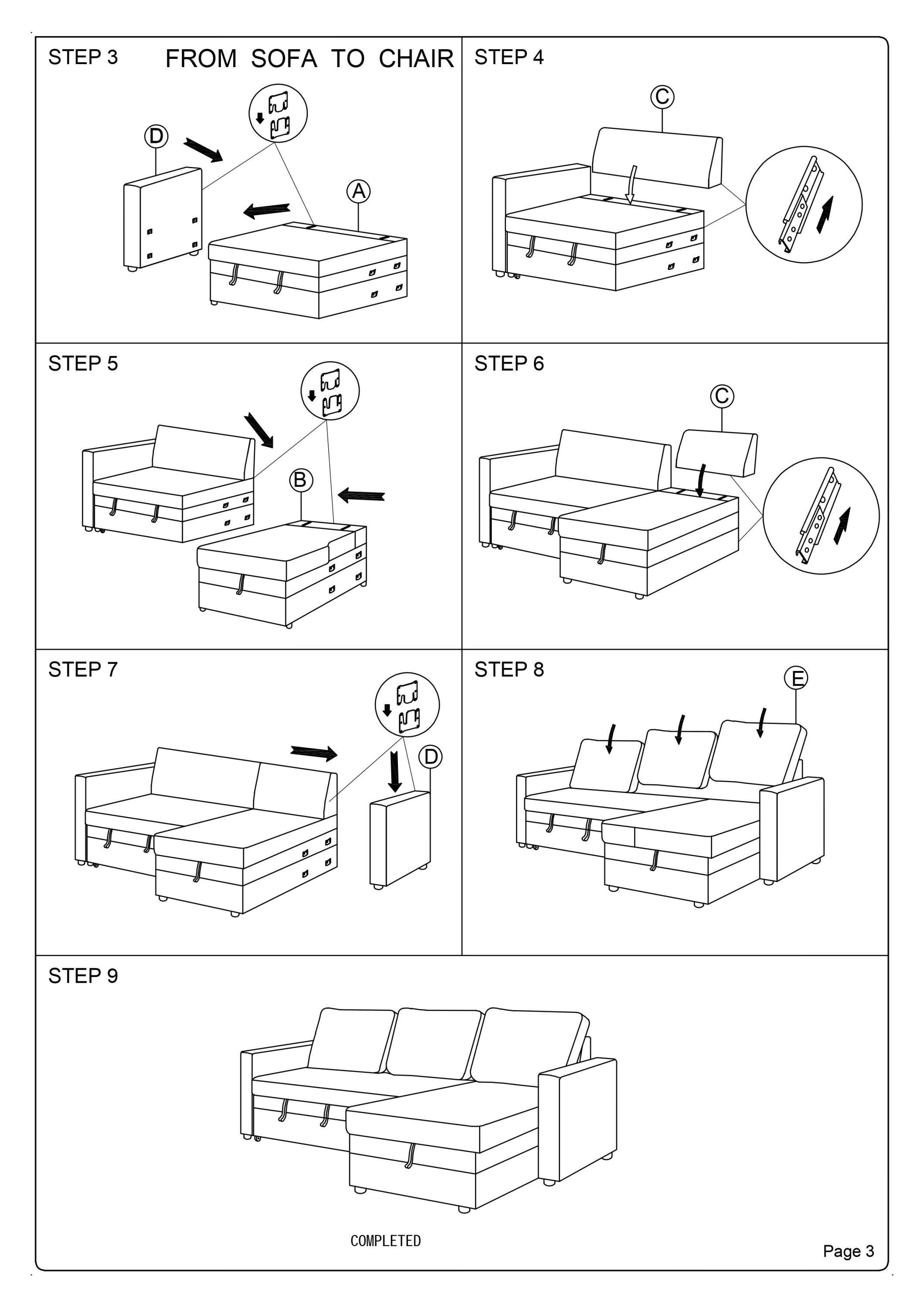 Convertible Sectional