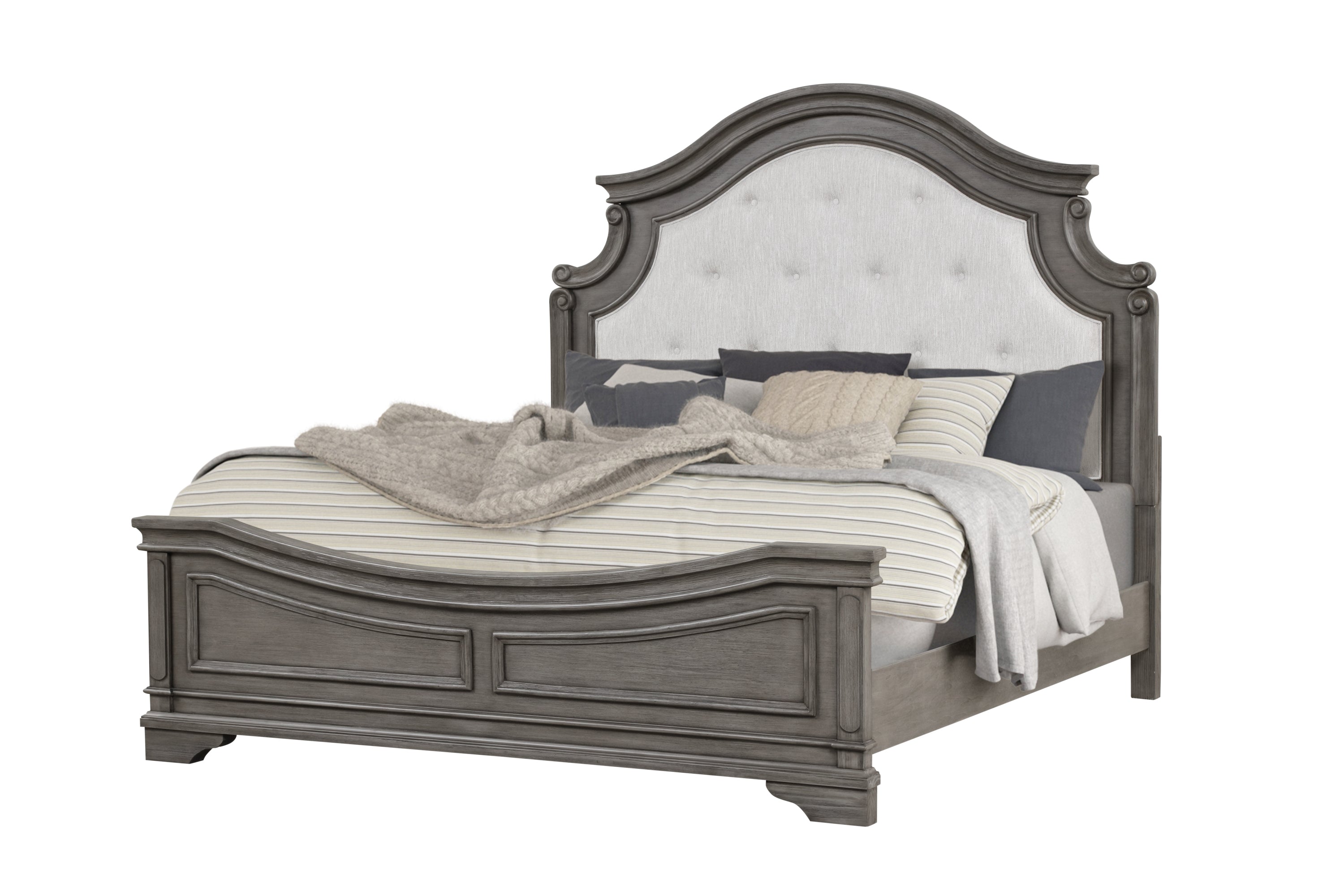Traditional Style King 4 Pc Bedroom Set