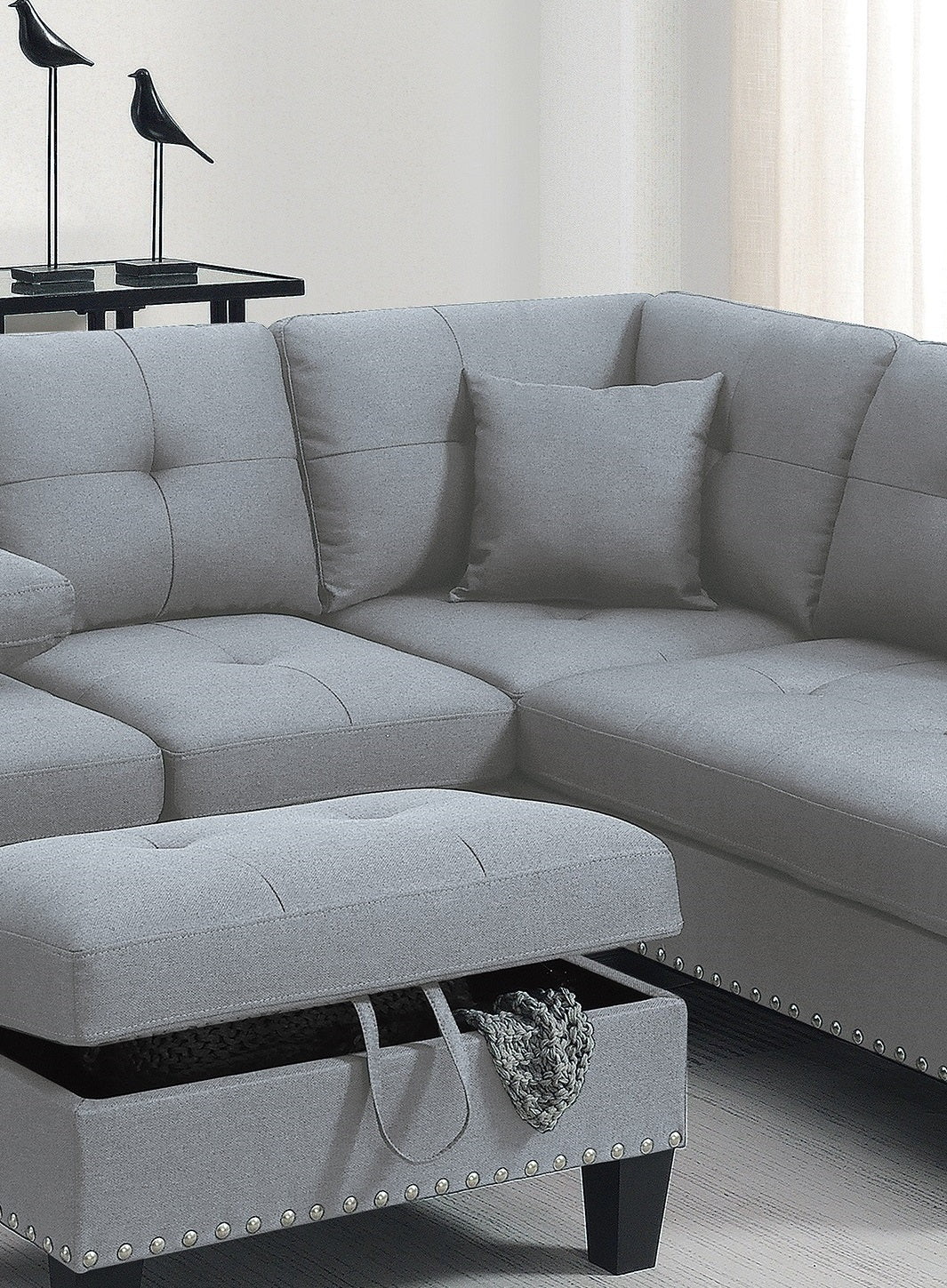 3-PCS Sectional Sofa Set LAF Sofa