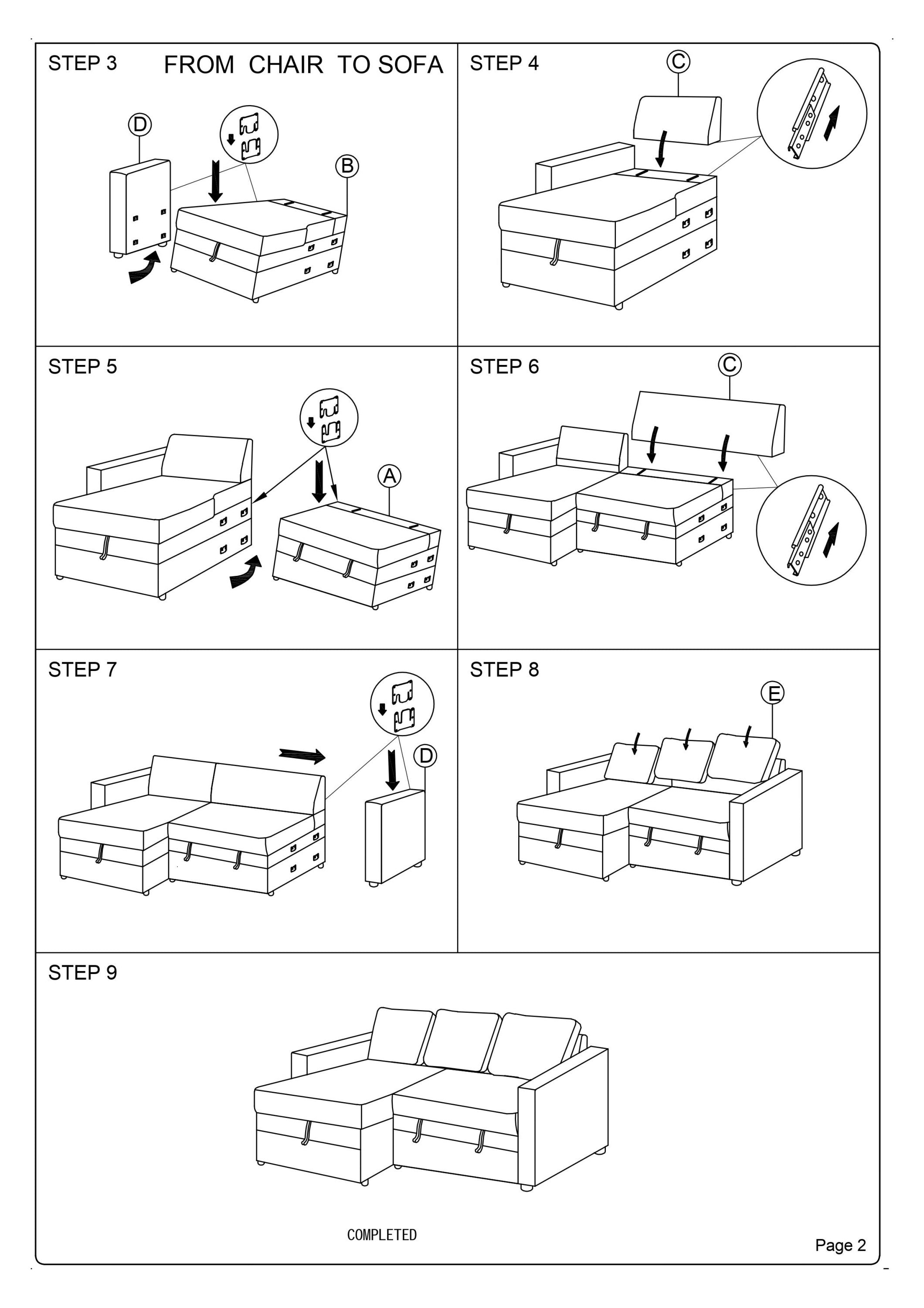 Convertible Sectional